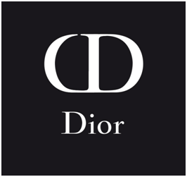 French luxury goods company Christian Dior logo seen at one of